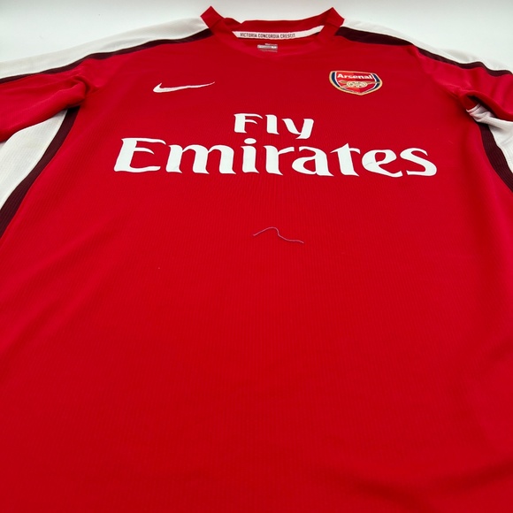 Vela #12 Arsenal 2008/2009/2010 Home ORIGINAL Nike VTG Soccer Jersey (M) - Picture 6 of 9